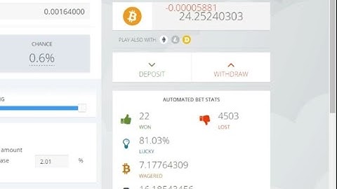 BITSLER DICE STRATEGY/TRICK 16+BTC WON