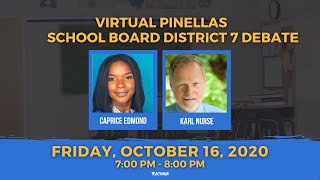 Virtual Pinellas School Board District 7 Debate