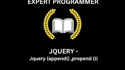 Append & Prepend function of jquery