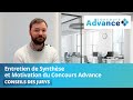 Entretien de synthse et motivation du concours advance  conseils des jurys