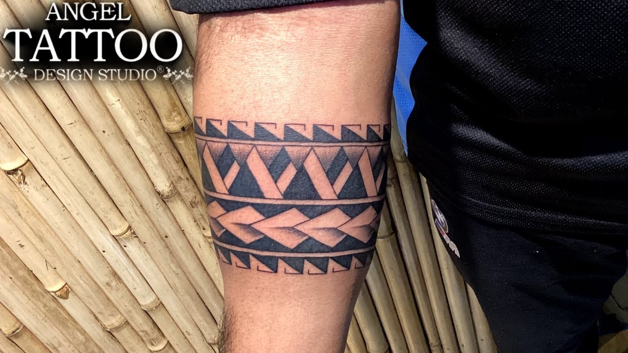 Armband Tattoo | Band Tattoo Designs | Angel Tattoo Design Studio Call &  Whatsapp on 8826602967 - YouTube