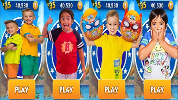 Tag with Ryan vs Vlad and Niki Run - All New Costumes and Characters Unlocked Combo Panda - Gameplay