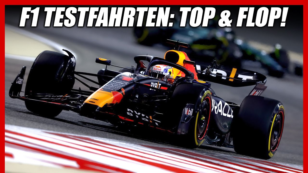 Die Tops and Flops der F1 2023 Testfahrten! Formel 1 Recap