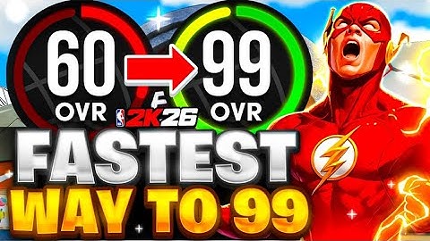FASTEST Way to 99 OVR + MAX Badges in Just HOURS in NBA 2K26!