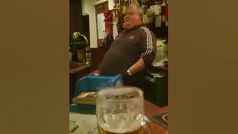 Irish Barman Sings