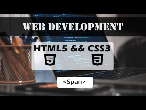 Html: Span Or Div - Darija