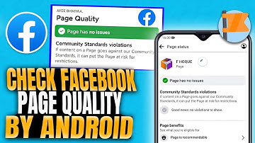 How to Check Facebook Page Quality by Android Mobile 2023 | PIN TECH |