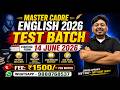 Master Cadre English Test Batch 2026 | Starts From 14 June 🔥