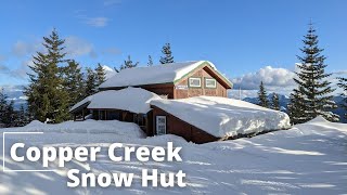 Copper Creek Snow Hut Overnight Snowshoe Adventure & Tour - Ashford, Washington, USA