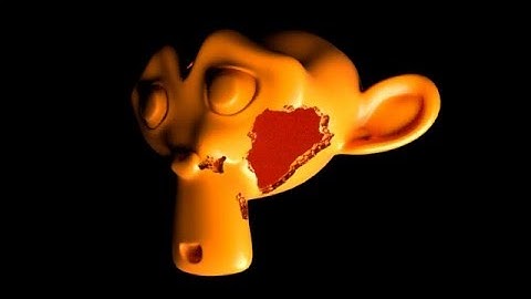 Blender monkey holes animation