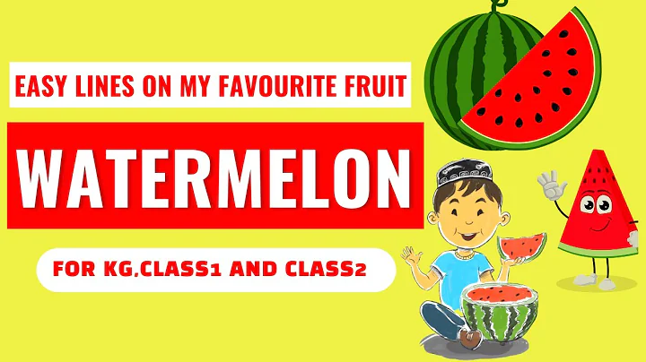 Simple lines on Watermelon | My favourite fruit essay in english | Essay on  watermelon | Fruit - DayDayNews