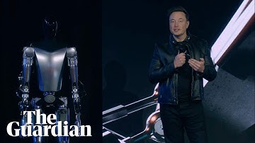 Tesla CEO Elon Musk showcases humanoid robot