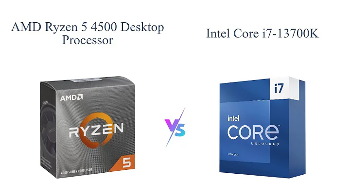 AMD Ryzen 5 4500 vs Intel Core i7-13700K Gaming Processor Comparison 🔄