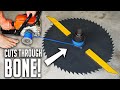 World's Largest Beyblade - Powered By A Chainsaw!