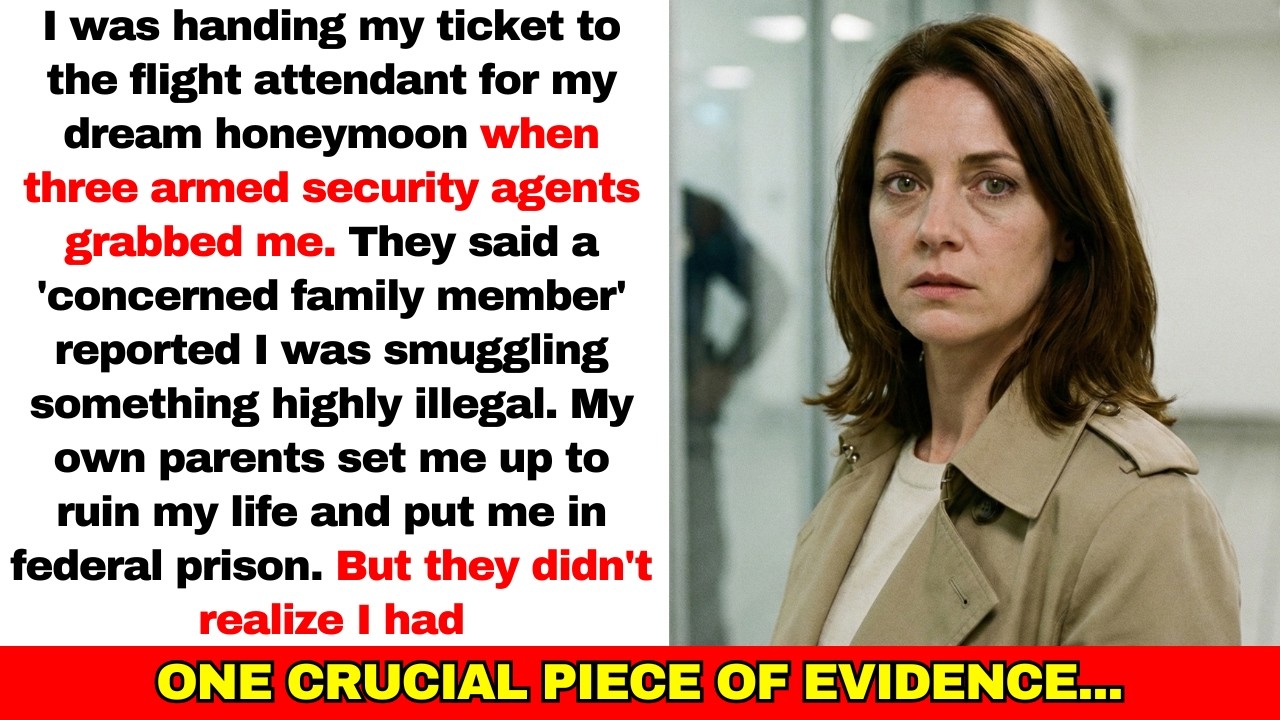 Airport Security Detained Me at the Boarding Gate — My Evil Parents Faked a Federal Tip and...