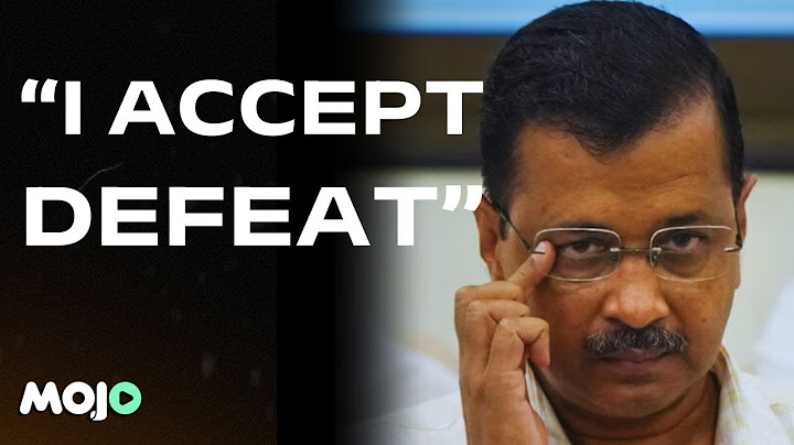 दिल्ली में भाजपा की जीत | "मैं हार स्वीकार करता हूं और भाजपा को बधाई देता हूं" | अरविंद केजरीवाल ने हार स्वीकार की