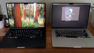 MacBook M4 Air Midnight vs. Silver Color Comparison