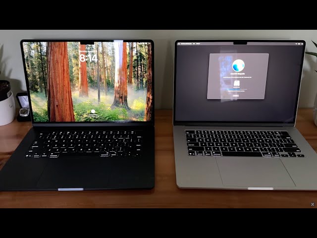MacBook M4 Air Midnight vs. Silver Color Comparison - YouTube