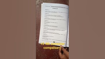 +3 4 th semester compalsary Quantitative and logical thinking #imp #study