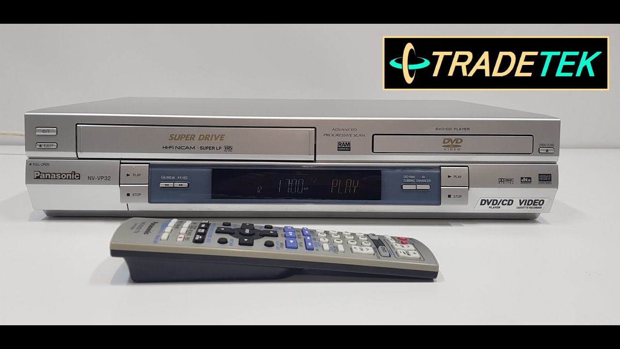 Panasonic NV-VP32 DVD/VCR Combo Drive - First Look & Demo! - YouTube