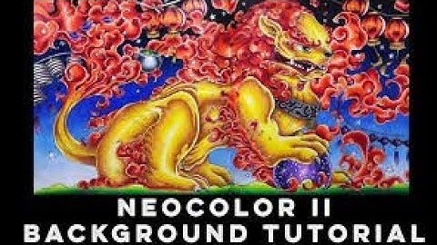 Tutorial: How to Create a Smooth Gradient Background with Caran D’Ache Neocolor II