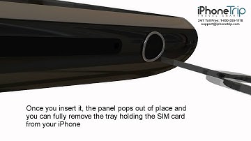 How to insert a SIM card on iPhone 3GS