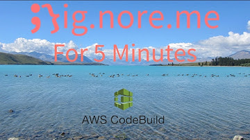 AWS CodeBuild - ig.nore.me For 5 Minutes