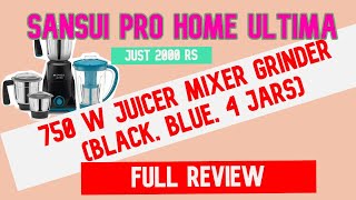 sansui prohome smg03 750 w juicer mixer grinder