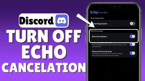 How To Turn Off Echo Cancelation On Discord | iOS & Android