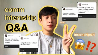 UST VLOG: AB Communication Internship Q&A!