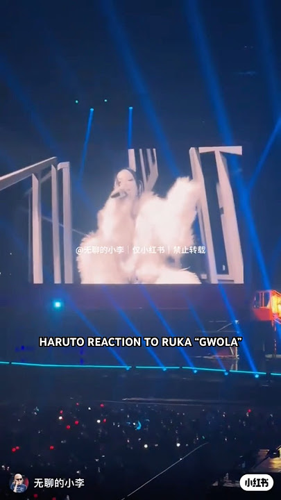 Treasure haruto reaction to Ruka “gwola” cover #treasure #ruka #haruto #babymonster #hellomonsters