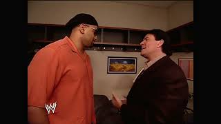Eric Bischoff & Jonathan Coachman Backstage Segment Raw January 26 2004