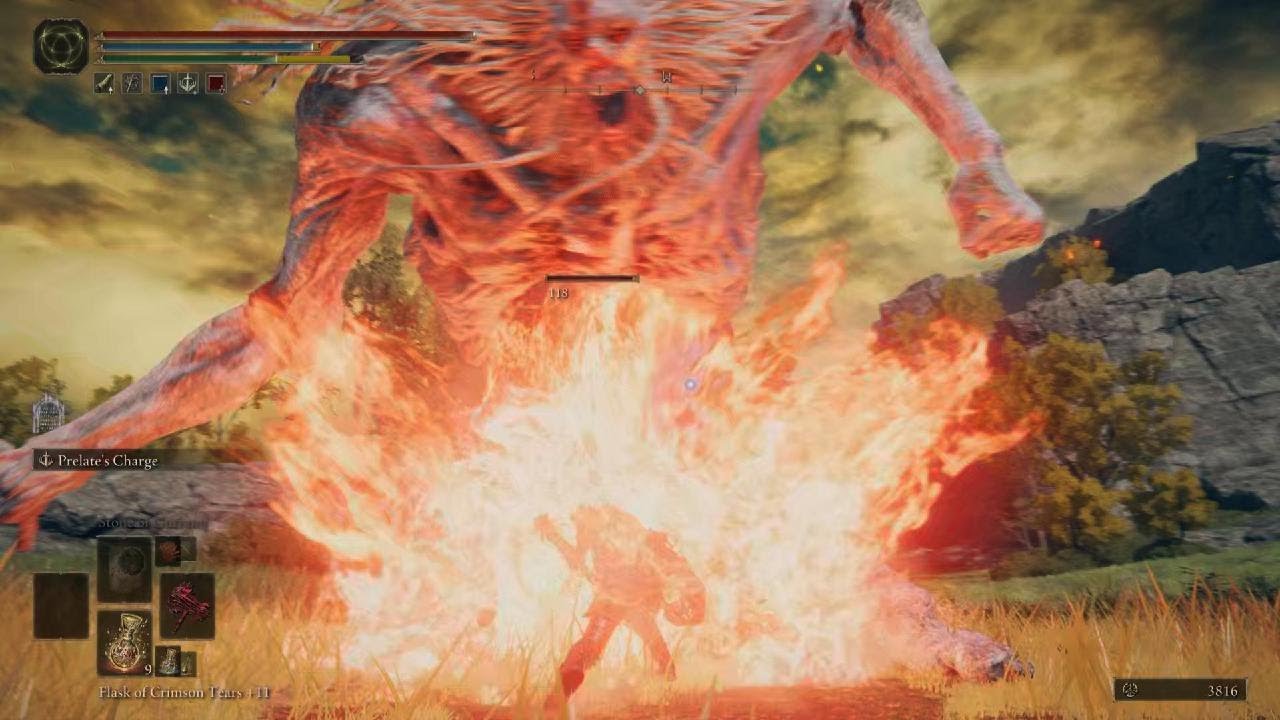 ELDEN RING_noob Prelate's hammer +16 YouTube