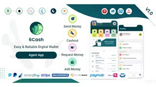 Make money transfer app || Make Online Payment App || 6Cash Digital Wallet Mobile App Source Code