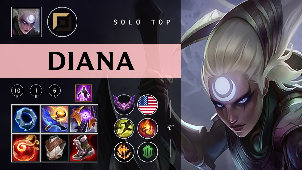 Diana Top vs Riven - NA Master Patch 26.02
