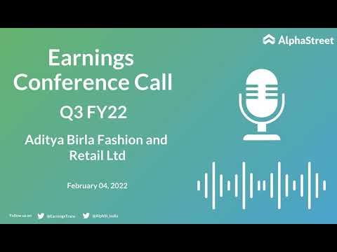 Aditya Birla Fashion and Retail Ltd Q3 FY22 Earnings Concall