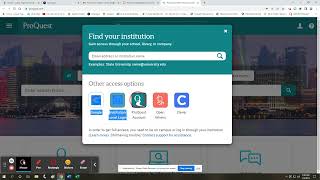 proquest login
