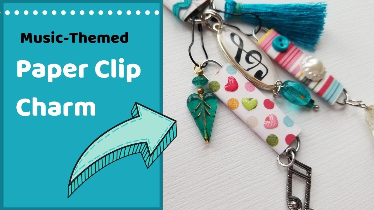 Paper Clip Charm: Music Themed