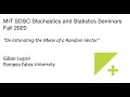 Stochastics and Statistics Seminar - Gábor Lugosi