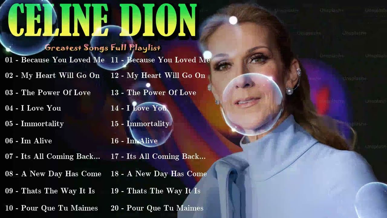 🌊 Céline Dion – Céline Dion’s music blends romance, power, and timeless melodies for fans 🎵