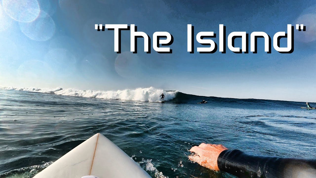 POV SURFING: The Island - a SURF mission in 4k (POV RAW vLOG)