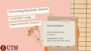 Demo Video - Preventing Blackhole Attack in MANET Using Improved AODV Protocol