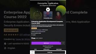 Enterprise Application Development Complete Course 2022 | Udemy Paid Courses for FREE Coupon Code screenshot 4