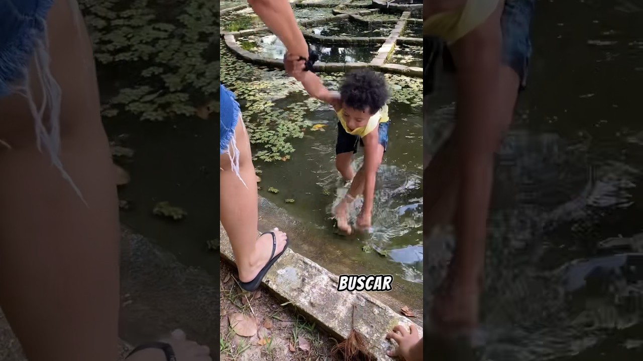 Um menino caiu no lago #léia #levi