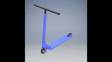 Inventor Scooter Turntable Animation