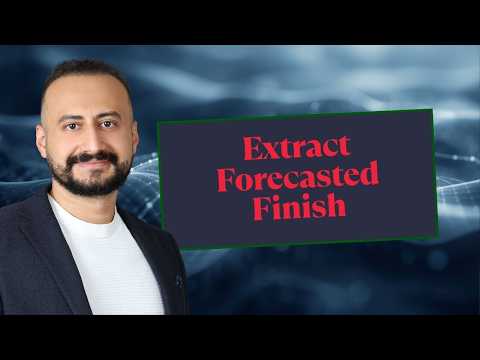 Extract the forecasted finish date from database in Power BI
