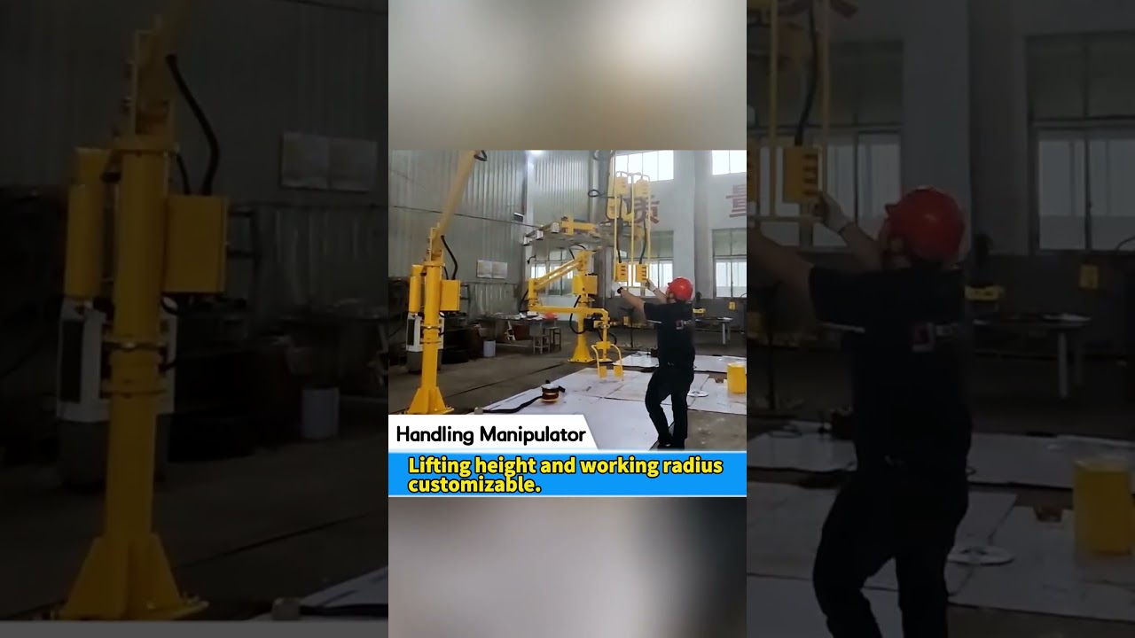 Pallet pneumatic handling manipulator