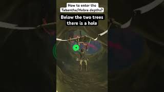 How to get to the Tabantha/Hebra depths in Tears of the Kingdom? (Zelda) | Cinemaze Shorts #shorts