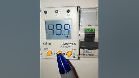 Przekaźnik napięcia z LCD Selec 900VPR-BL-U-CE