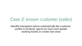 Heedify Zendesk integration